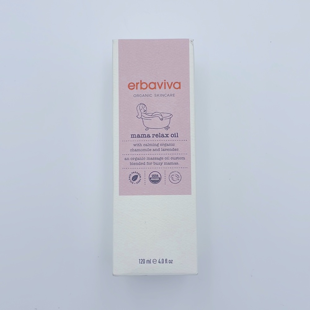 New Erbaviva Mama Relax Oil 4 fl.oz.